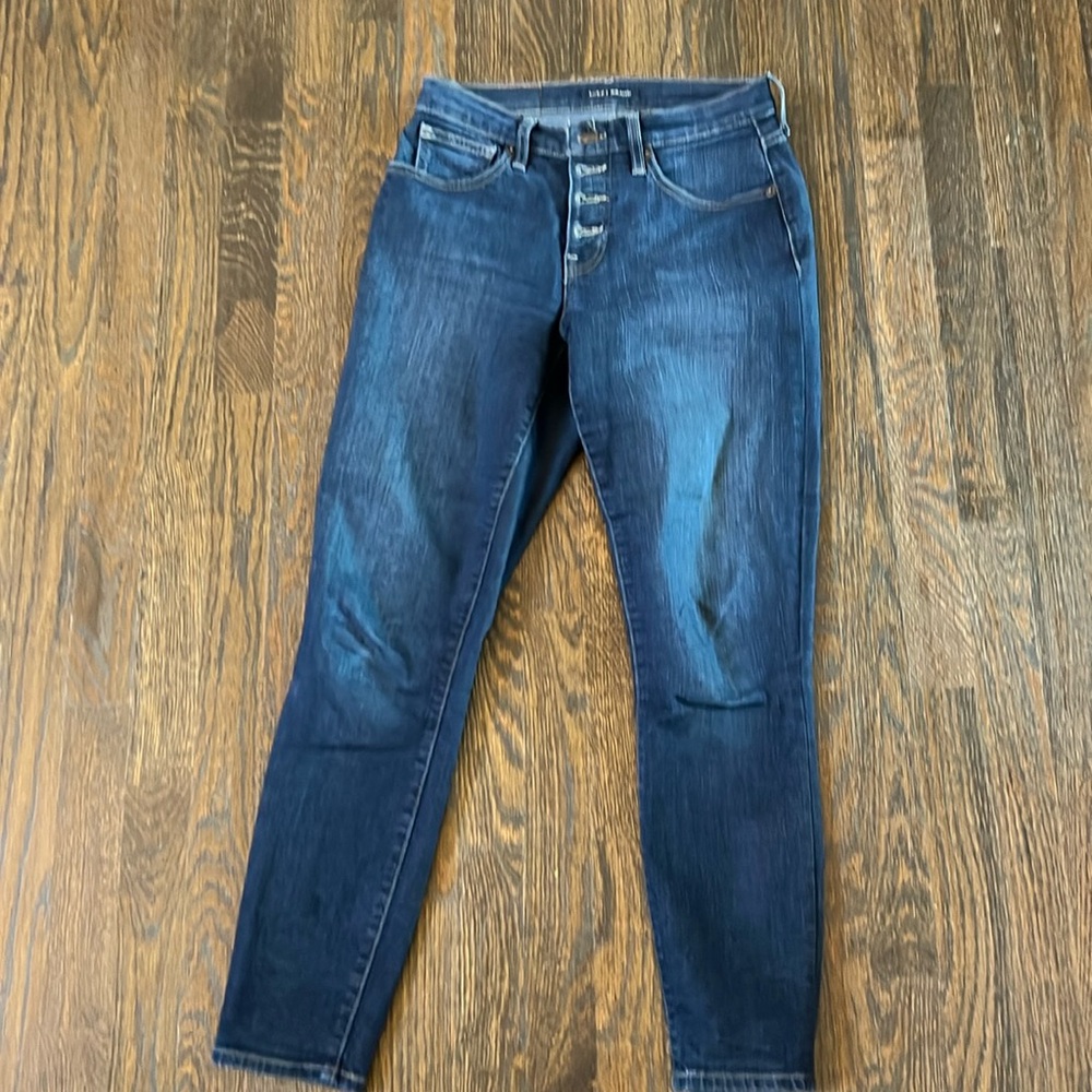 Lucky brand button up skinny jeans, great condition